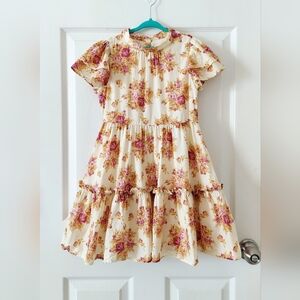 ✨️🎉SOLD!🎉✨️Janie and Jack Floral Tiered Ruffle Dress